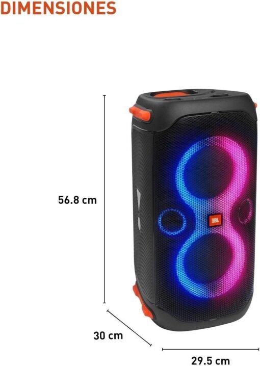 JBL PartyBox 110 with Wireless Mic – 160W Bluetooth Speaker - Image 3