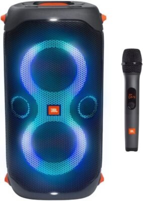 JBL PartyBox 110 with Wireless Mic – 160W Bluetooth Speaker